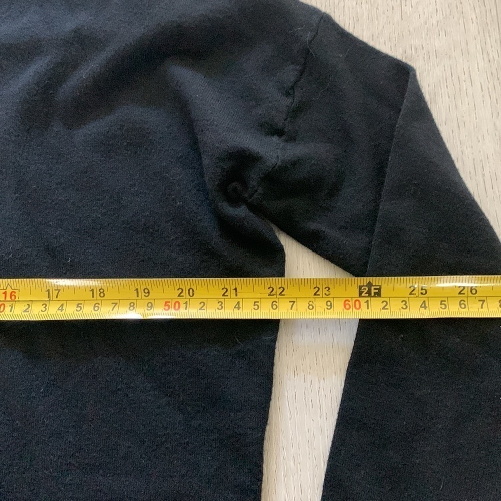 & Merci Black v neck pullover Sweater Dress S NWT casual oversized Lagenlook - Picture 9 of 10